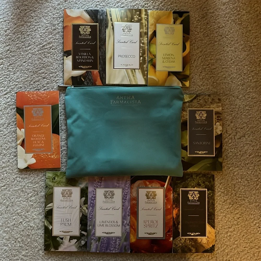 Antica Farmacista Scented Cards + Travel Bag - Picture 2 of 3